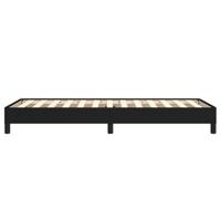 Bedframe stof zwart 90x200 cm - thumbnail