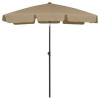 VidaXL Strandparasol 180x120 cm taupe - thumbnail