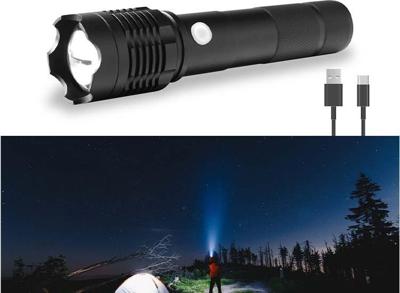 FlinQ Oplaadbare LED Zaklamp - Militaire Zaklamp - Tot 1200 meter Zicht