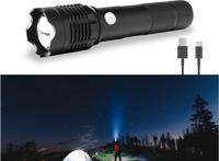 FlinQ Oplaadbare LED Zaklamp - Militaire Zaklamp - Tot 1200 meter Zicht - thumbnail