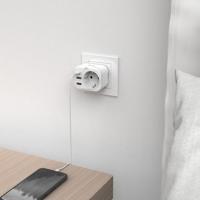 Hama Meerv. Stekkerdoos 4x V. Stopcontact 1 USB-C PD 2 USB-A 1 Geaard 20W - thumbnail