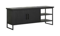 DTP Home TV-meubel 'Beam' Teakhout, 140cm, kleur Zwart - thumbnail