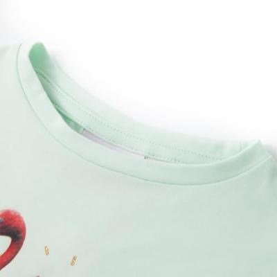 Kindershirt 116 lichtmintkleurig Kindershirt 116 lichtmintkleurig