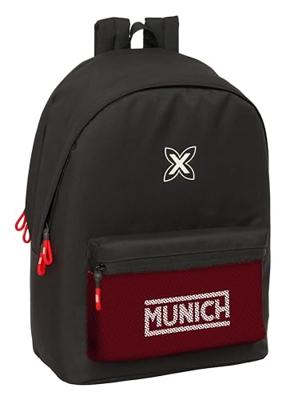 Schoolrugzak Munich +usb munich Zwart 31 x 44 x 18 cm