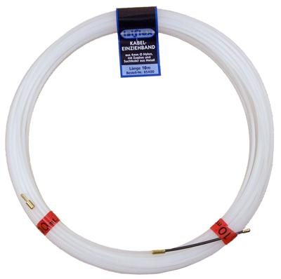 Trekveer Nylon 10 meter met kogelkop en oog