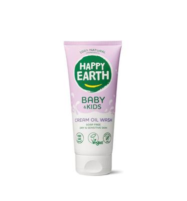 Happy Earth 100% Natural Baby & Kids Cream Oil Wash