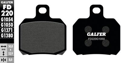 GALFER remblokken "fd220" brake pad fd220 g1050 organic scooter