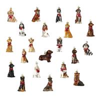 Noble Gems Dog 8,9 cm ASS kerstbal kerst Kurt S. Adler - Kurt s adler - thumbnail