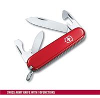 Victorinox Recruit 0.2503 Zwitsers zakmes Aantal functies 10 Rood - thumbnail