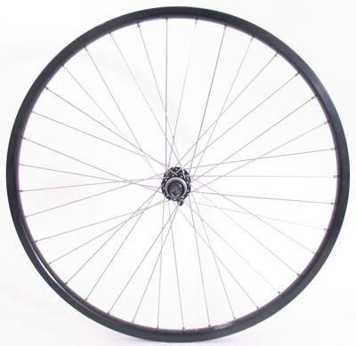 Shimano voorwiel 28/29" / 622x19c andra 30 velg met fh-mt200 naaf voor center lock remschijf zwart