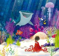 Komar Into Adventure Fotobehang Disney - Dory Aqua Party - IADX6-086 - thumbnail