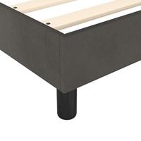 Boxspringframe fluweel donkergrijs 90x200 cm - thumbnail