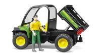 Bruder John Deere Gator 855D met chauffeur - thumbnail