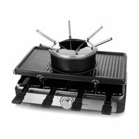Emerio RG-124930 Gourmet en Fondue Set Zwart/RVS - thumbnail