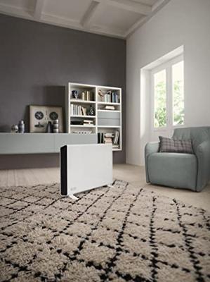 DeLonghi HCX3220FTS Convector 60 m³ 2000 W, 1200 W, 800 W Wit, Zwart