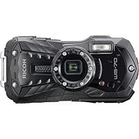 RICOH WG-70 waterdichte camera hoge resolutie beelden met 16 MP waterdicht tot 14 m schokbestendig tot valhoogte van 1,6 m onderwatermodus ring met 6 leds voor macro-opnamen, zwart - thumbnail