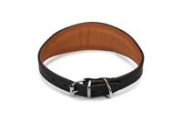 Beeztees Rondo - Halsband Hond - Leer - Bruin - 45 cm x 55 mm - thumbnail