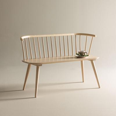 Nohr Eetkamerbank 'Araseli' Rubberhout, 120cm, kleur Naturel Nohr Eetkamerbank 'Araseli' Rubberhout, 120cm, kleur Naturel