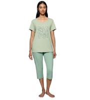 Shortama dames - Capri - PK X 02 - Katoenen capri zomer pyjama dames - 42 - Groen - 42 - 42 - 42 - 42 - 42 - 42 - 42 - 42 - 42 - 42 - 42 - thumbnail