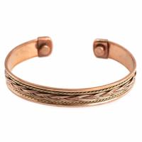 Koperen Magneet Armband "Knots Alternative" - thumbnail