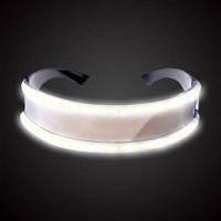 LED glazen lichtgevende partij klassieke speelgoed voor dance DJ partij masker kostuums Props handschoenen (witte verlichting) - thumbnail