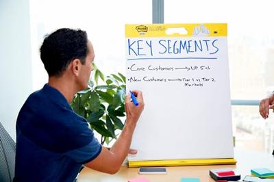 Post-it Table Top Chart