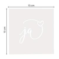 Mundart Stempel • stencil duitse tekst "ja" - thumbnail