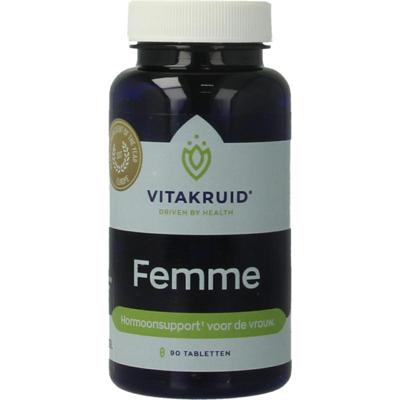 Vitakruid Femme Hormoon support oa Maca & Saffraan 90
