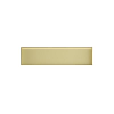 Hotbath &MORE Inbouwnis 30x120x10cm frameless + LED Geborsteld Messing PVD