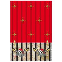 Piraten Tafelkleed Rood (130x180cm) - thumbnail