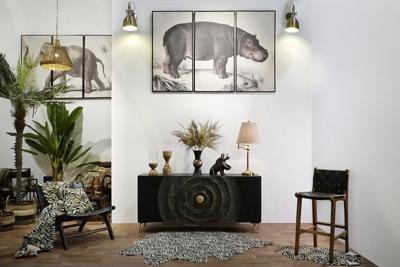 Tapijt DKD Home Decor 160 x 150 x 2 cm Polyester Koloniaal Jungle