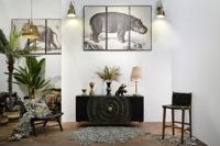 Tapijt DKD Home Decor 160 x 150 x 2 cm Polyester Koloniaal Jungle - thumbnail