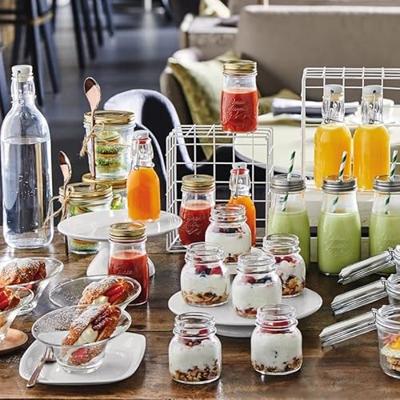 Bormioli Rocco Weckpotten Quattro Stagioni - ø 8.5 cm / 250 ml - 12 stuks