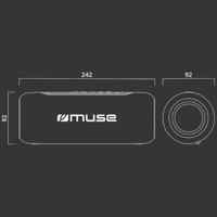 Muse Grijs Bluetooth luidspreker - thumbnail