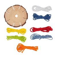 Goki houten vlecht disc armbanden maken knutselset - thumbnail