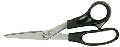 Schaar quantore 190 mm + plastic handvat zwart Schaar quantore 190 mm + plastic handvat zwart