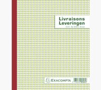 Exacompta leveringen, ft 21 x 18 cm, tripli (50 x 3 vel), tweetalig (NL/FR) - thumbnail