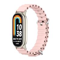By Qubix - Ocean siliconen bandje - Roze - Compatible met Xiaomi Smart Band 8 & 9 - Compatible Xiaomi bandje - thumbnail