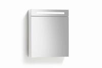 Aqua Royal Spiegelkast 60 cm Tl Verlichting & Stopcontact Hoogglans Wit - Hoogglans Wit (links Scharnierend) - thumbnail