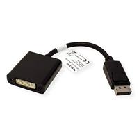 VALUE DisplayPort - DVI Adapter, DP Male - DVI Female, 0,15 m - thumbnail