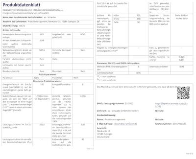 AS Schwabe Optiline 46672 LED-buitenschijnwerper met bewegingsmelder Energielabel: E (A - G) LED 100 W Zwart