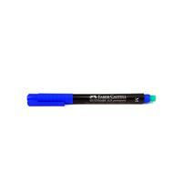 Permanente markeerstift Faber-Castell Multimark 1523 M Blauw (10 Stuks) - thumbnail