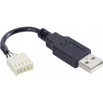 USB-adapter verbindingskabel 2.0 Stekker, recht 14193 USB-A 14193 Bulgin Inhoud: 1 stuk(s)