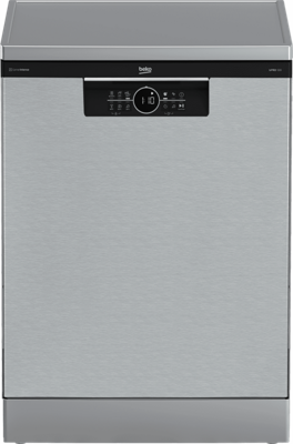 Beko BDFN36653XC Cornerintense Vrijstaande vaatwasser Grijs