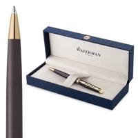 Waterman Hémisphère Metalic balpen, medium, zwart GT, giftbox - thumbnail