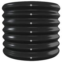 Plantenbak 332x40x36 cm gepoedercoat staal antracietkleurig - thumbnail