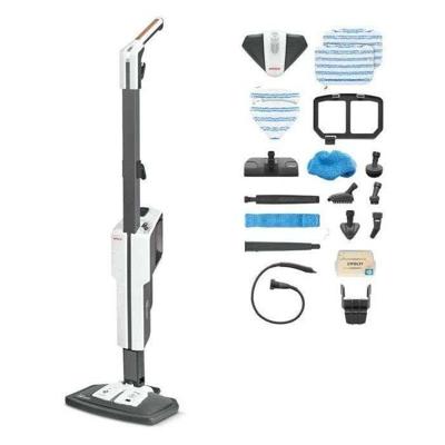 POLTI VAPORETTO SV660 STYLE - 2-in-1 stoommop - Alle vloeren - 1500 W - 0,5 L - 6 m snoer - Grijs/wit