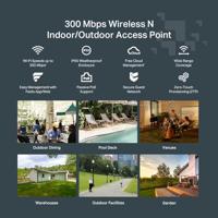 TP-Link AP 300Mbps Festa F41-Outdoor - 300 Mbps - thumbnail