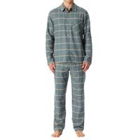 Schiesser Schiesser Heren Pyjama Long mineralgreen 182029 56/XXL - thumbnail