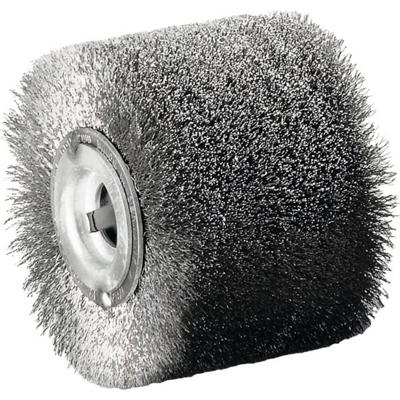 Lessmann 323.348.19 Schuurwals Edelstahldraht-Rundbürste Ø100x70mm 0,2mm-Draht Bo19,2mm Diameter 100 mm 1 stuk(s)